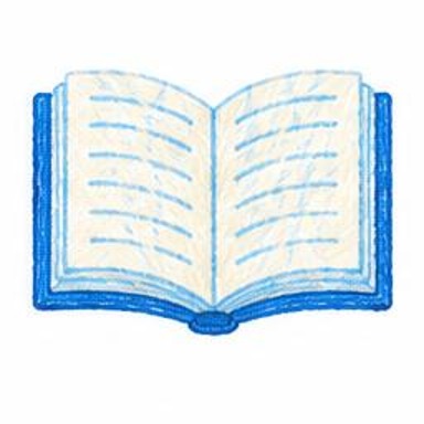Crayon-style illustration of The Book