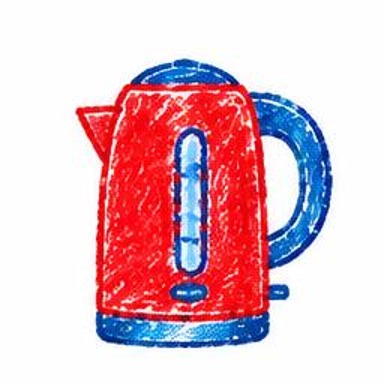 Crayon-style illustration of Electric Kettle