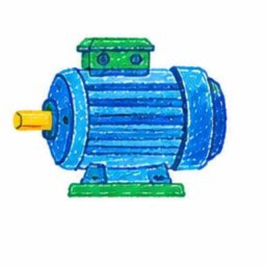 Crayon-style illustration of Electric Motor