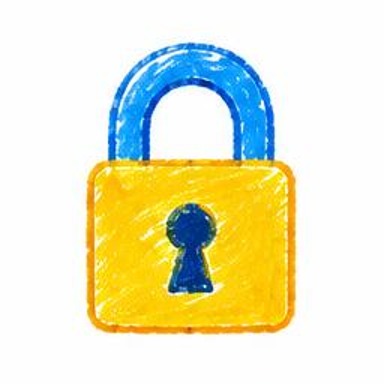 Crayon-style illustration of Padlock
