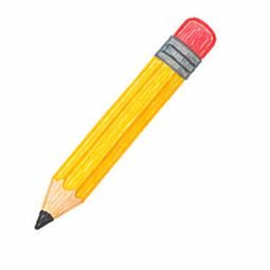 Crayon-style illustration of Pencil