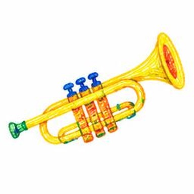 Crayon-style illustration of Trumpet